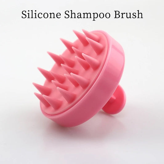 Silicon Scalp Massage Brush-Bath Comb Care Tool