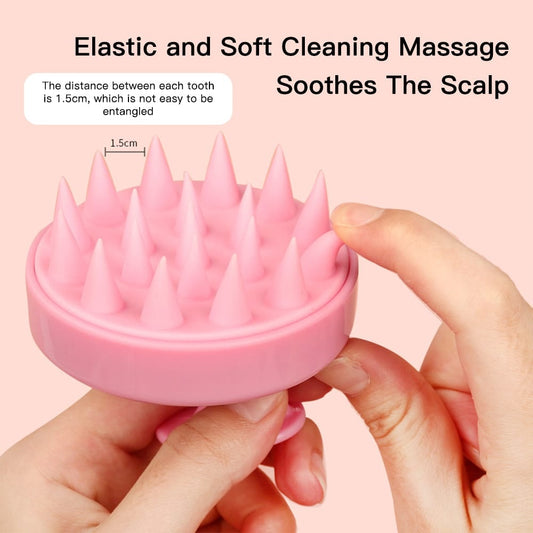 Silicon Scalp Massage Brush-Bath Comb Care Tool